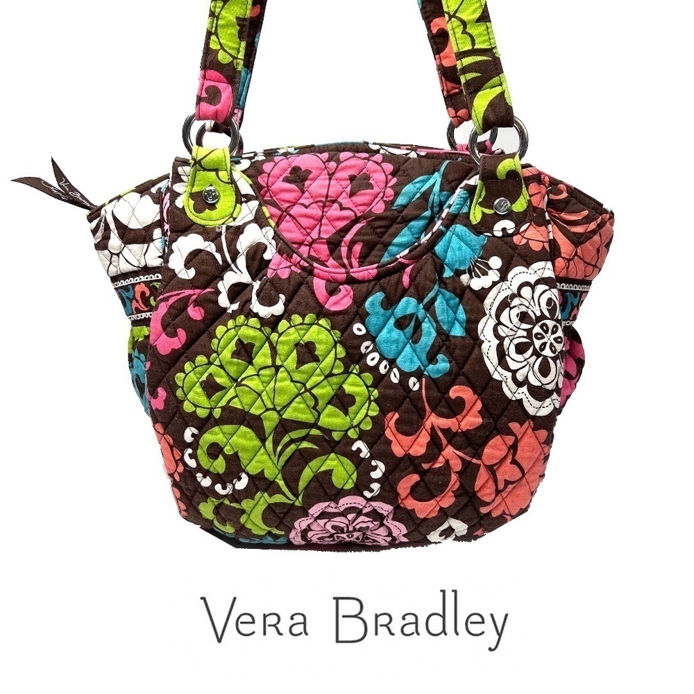 VERA BRADLEY Retired Vintage "Lola" Circa Fall 2013 Shoulder Bag​​​​​​​